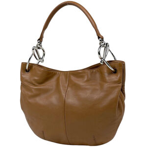 Loewe LOEWE Shoulder Bag Hobo Leather Brown Women's